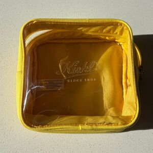 Kiehl’s Limited Edition Yellow Makeup bag